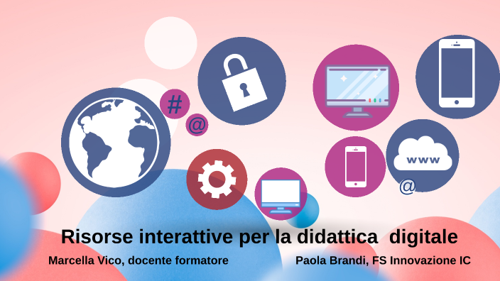 Risorse interattive per la didattica digitale by Marcella Vico on Prezi