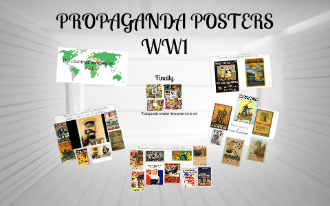 PROPAGANDA POSTERS FROM WW1 by Tristan Mulhorn