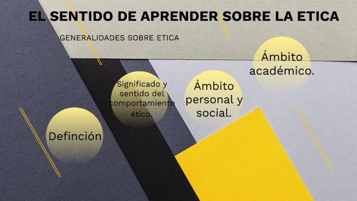 El sentido de aprender sobre ética by C.P. CANDI MONJARAS on Prezi