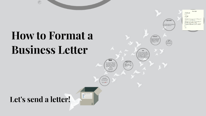 The Parts Of A Business Letter By Cole Hilderbrant