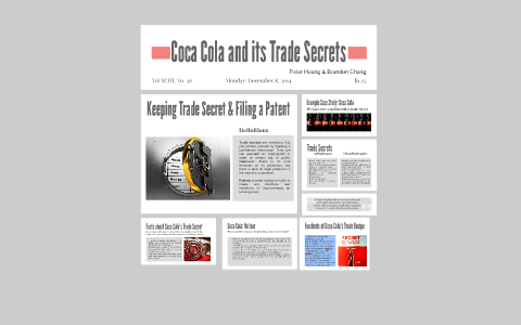 coca cola trade secret case study