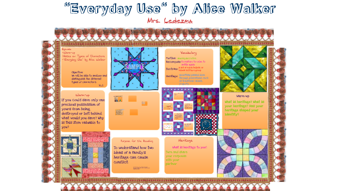 Kleuterschool Parameters Beugel Everyday Use" by Alice Walker by Elvira Ledezma