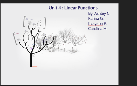 Unit 4 : Linear Functions by KCAJ class on Prezi