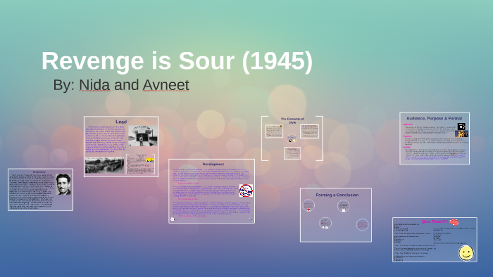 Revenge is Sour (1945) by Nida Ahmed on Prezi