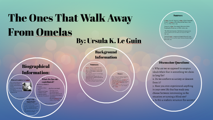 the ones who walk away from omelas literary analysis