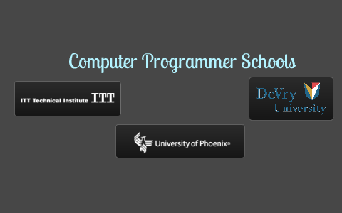 Computer Programmer Schools by abcdefghijklmnopqrstuvwxyz ...