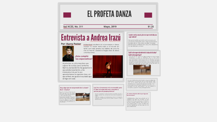 NEWSPAPER DANCE by Andy Emicente on Prezi
