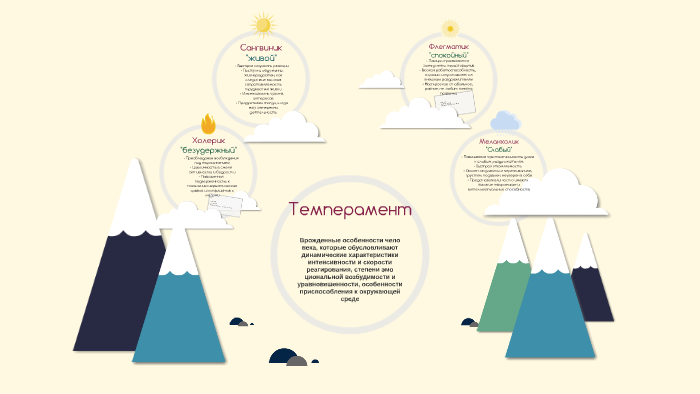 общее представление о темпераменте