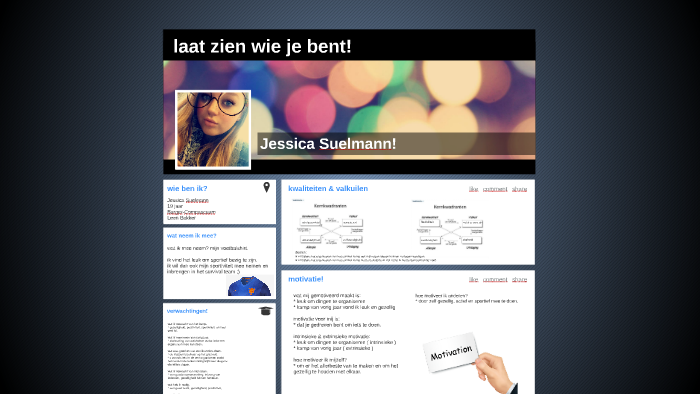 laat zien wie je bent! by Jessica Suelmann on Prezi