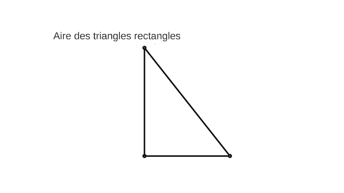 Aire D Un Triangle Isocèle Rectangle