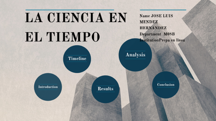 LA CIENCIA EN EL TIEMPO by Jose Luis Mendez Hernandez on Prezi