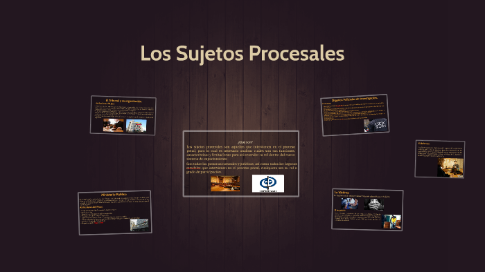 Los Sujetos Procesales by Vileidy Arrieche on Prezi