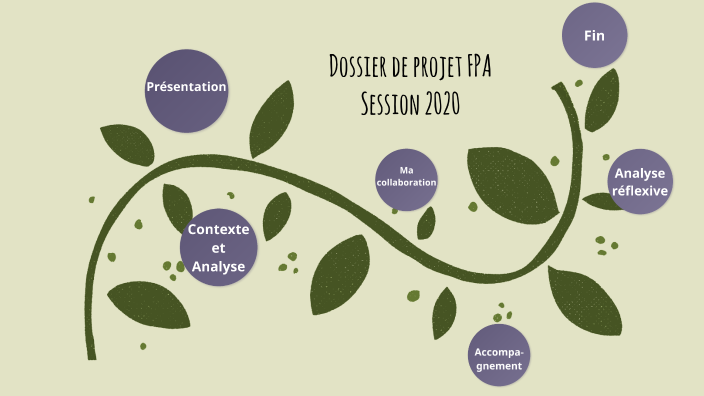 Dossier de projet FPA session 2020 by Frédérique ESPINOSA