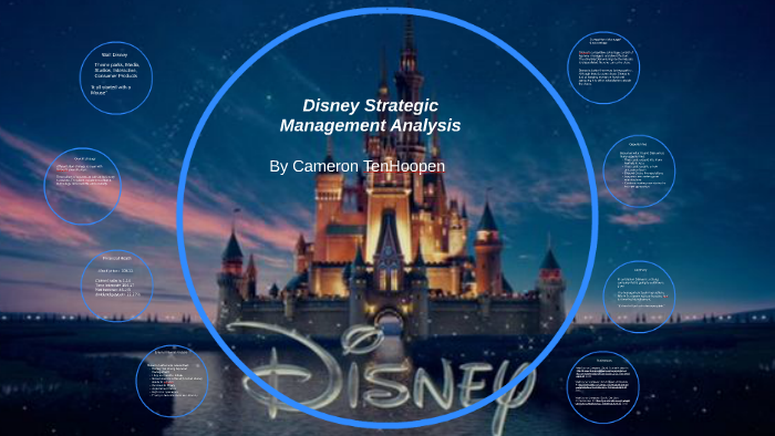 Disney Strategic Management Analysis by Cameron TenHoopen