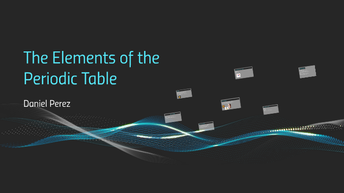 The Elements of the Periodic Table by Daniel Perez