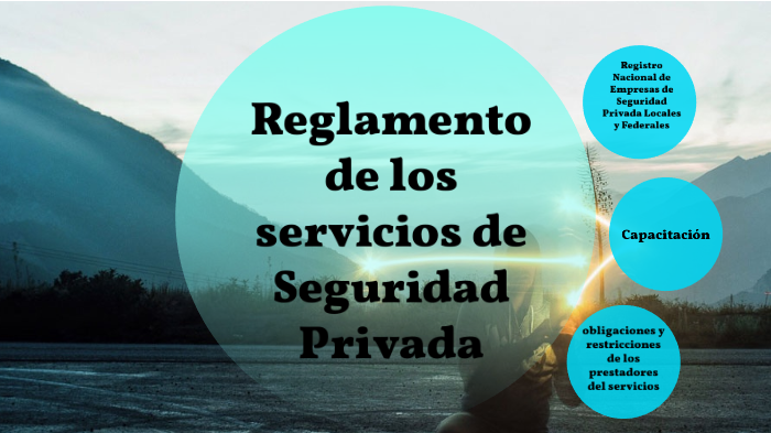 reglamento de los servicios de Seguridad Privada by Gloria Cervantes on ...