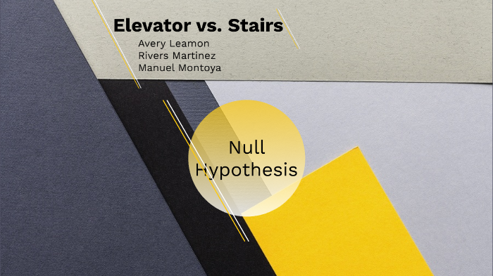 AQR: Elevator vs Stairs by Avery Leamon on Prezi