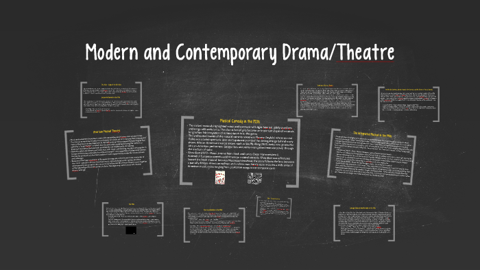 77. Modern And Contemporary Drama/Theatre By Ryan Hays On Prezi