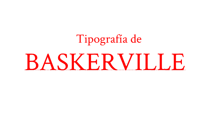 tipo de letra baskerville