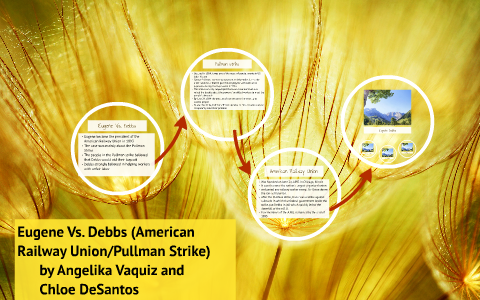 Eugene Vs Debbs American Railway Union Pullman Strike By A Vaquiz