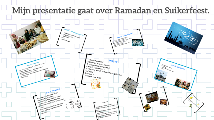 Mijn Presentatie Gaat Over Ramadan En Suikerfeest By Ghizan