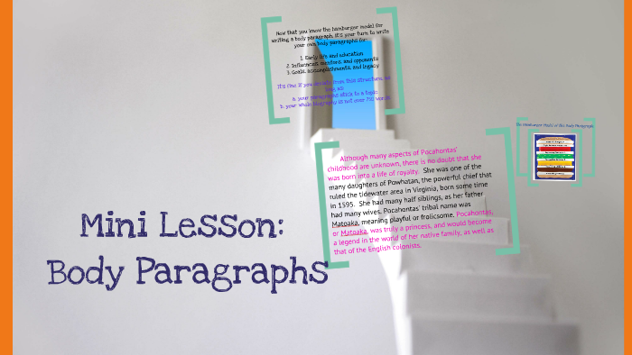 Mini Lesson on the Body Paragraph by Sarah Burdacki on Prezi