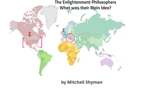the enlightenment philosophers what was their main idea