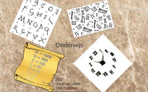 Onderwijs Romeinse tijd by Huub van Beek on Prezi