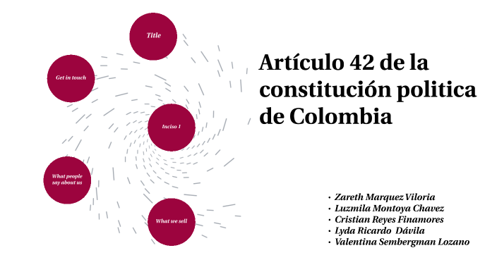 ARTICULO 42 CONSTITUCIÓN by Luzmila Montoya on Prezi