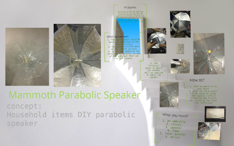 Parabolic Speaker By Oranat Charoenpol