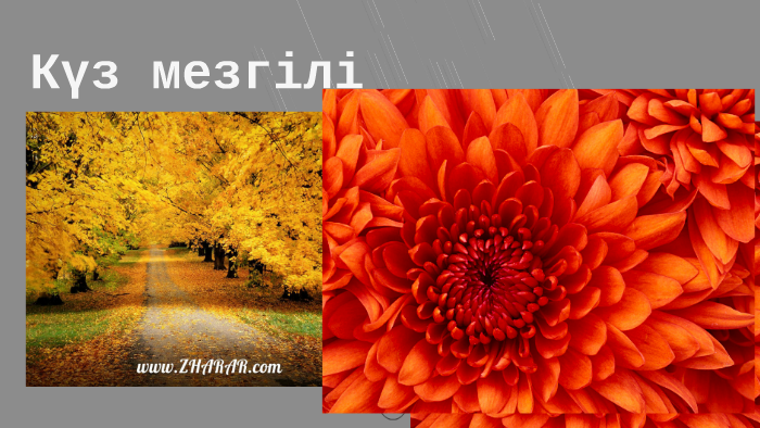 Күз мезгілі by Жанылай Ныгметова on Prezi