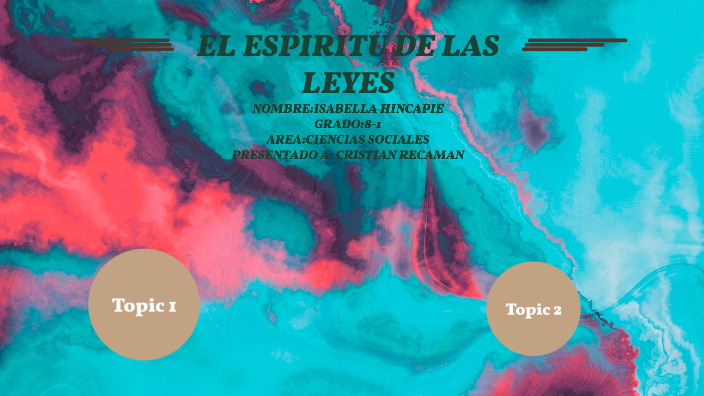 EL ESPIRITU DE LAS LEYES by Isabella Hincapie on Prezi