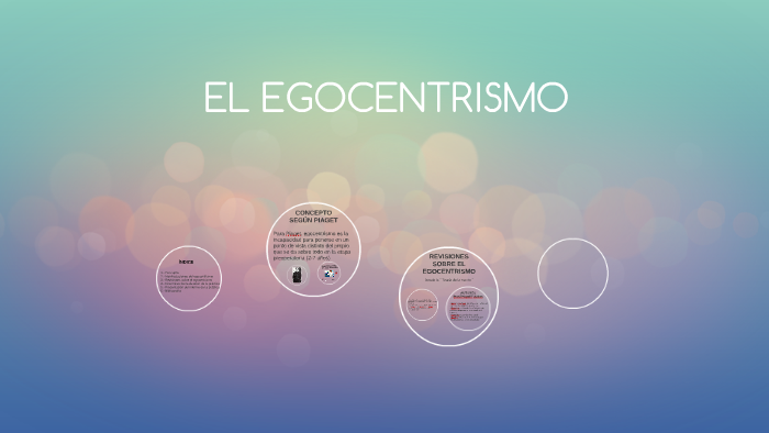 EL EGOCENTRISMO by Ana Belen Jaen Gracia on Prezi