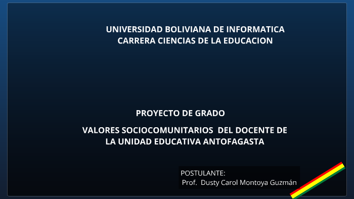 proyecto de grado by on Prezi