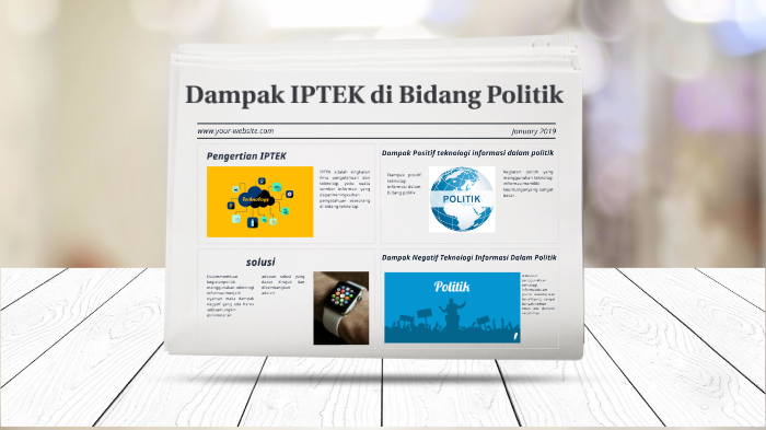 Dampak Iptek Di Bidang Politik By Annisa Caca