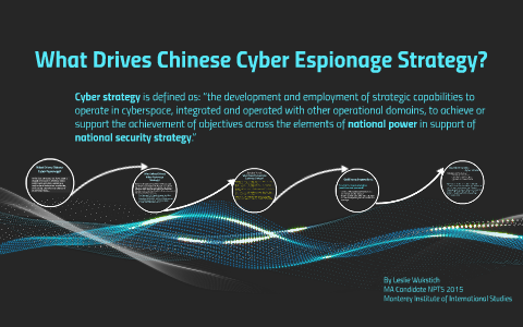 What Drives Chinese Cyber Espionage Strategy? By Janet Vuksan