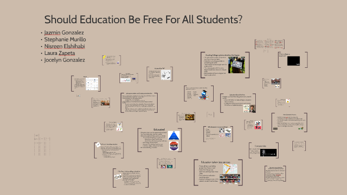 Should Education Be Free For All Students? By Jocelyn Gonzalez On Prezi