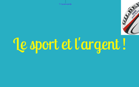 le sport et l'argent dissertation