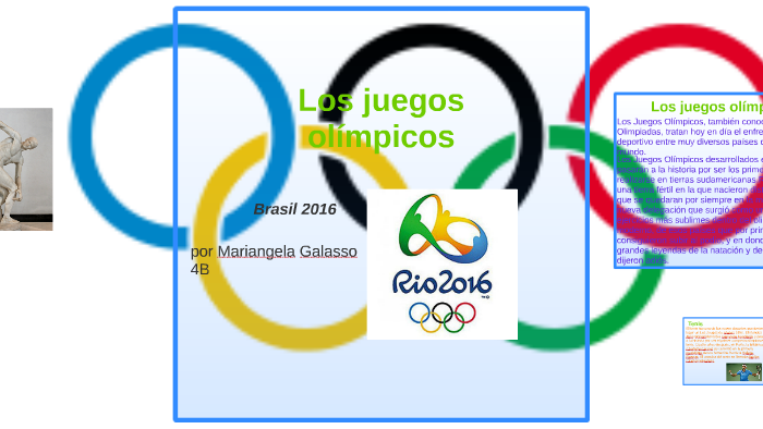 Los juegos olímpicos by mariangela galasso on Prezi