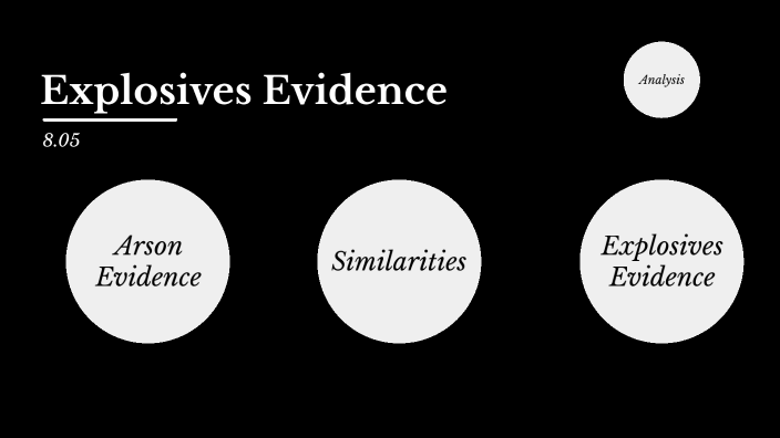 8.05 Explosives Evidence by Sofiya Boardman on Prezi