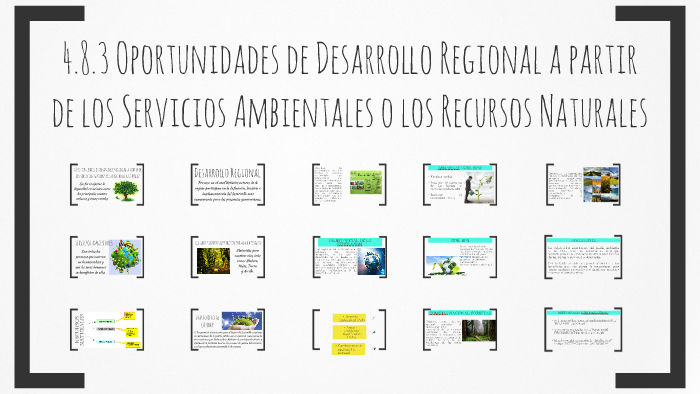 483 Oportunidades De Desarrollo Regional A Partir De Los Servicios Ambientales O Los Recursos 8391