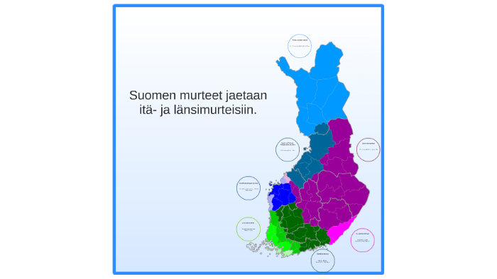 Suomen murteet jaetaan by Erika Sulkava