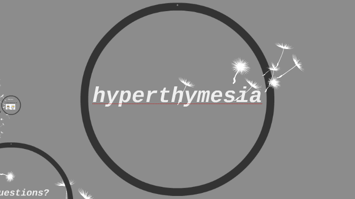 hyperthymesia vs eidetic memory