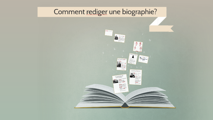 comment écrire biographie