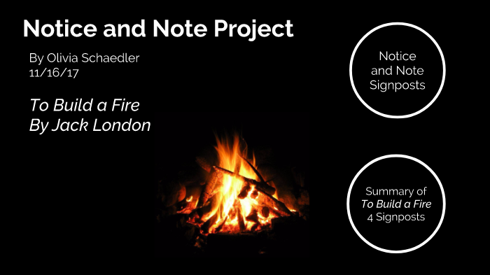 themes in to build a fire themes in to build a fire