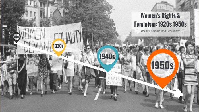 Feminism 1920s 1950s By Lark White On Prezi 