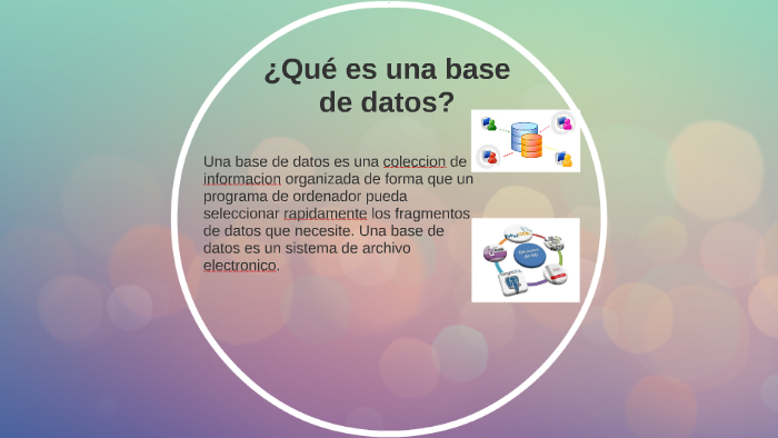 Bases de Datos by Luis Navarro Aguilar on Prezi