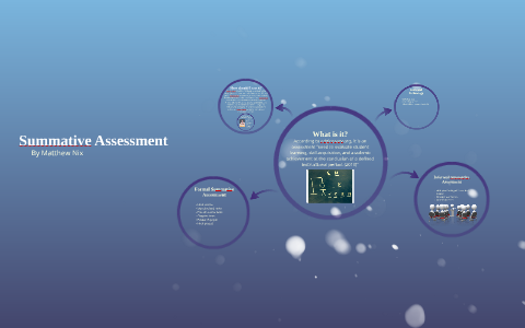 Summative Assessment by Matt Nix on Prezi