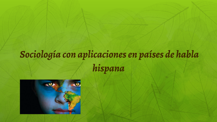 Sociología con aplicaciones en países de habla hispana by Vinicio ...