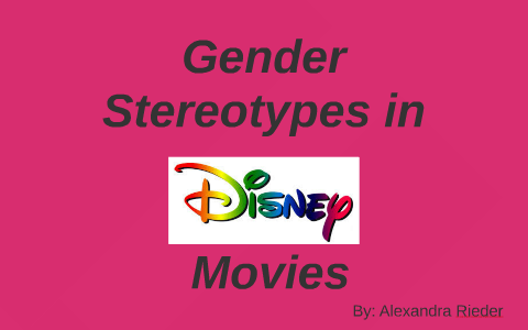 gender stereotypes in movies essay